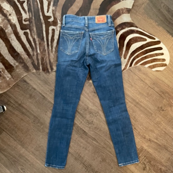 LEVI’S | 721 Distressed High Rise Skinny Jeans 25 - Picture 3 of 3